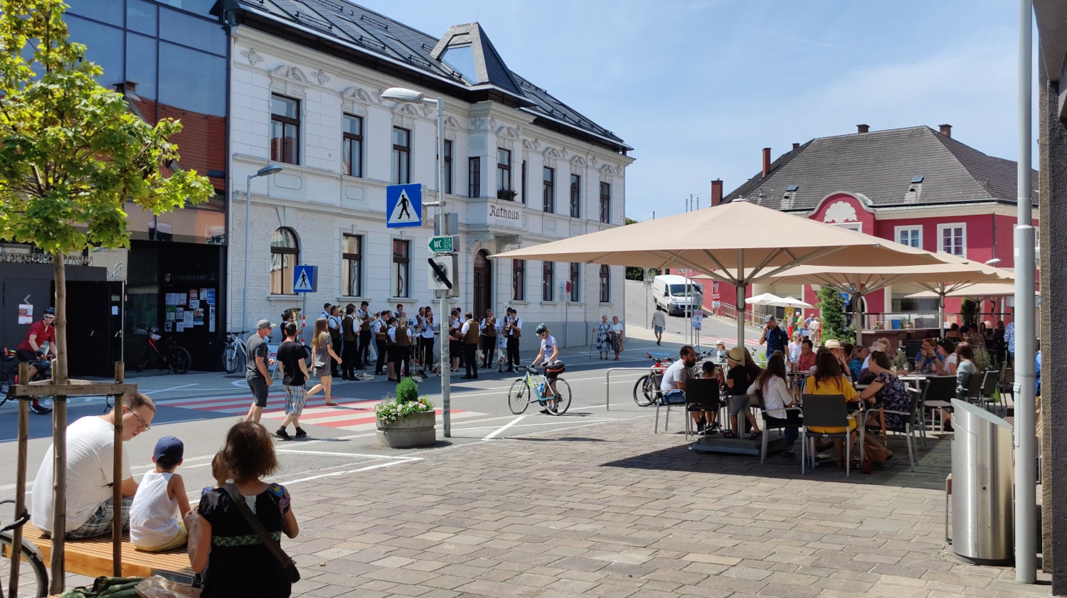 Main square of Böheimkirchen